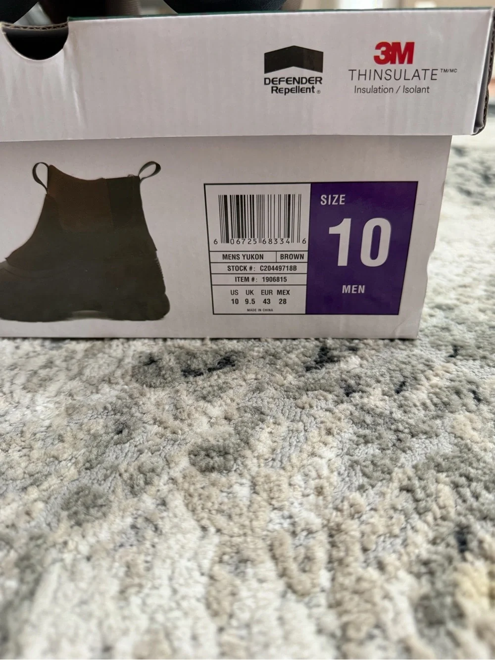 Staheekum Men's Yukon Winter Boot Size 10